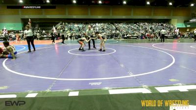 92 lbs Consi Of 16 #1 - Josiah Clemans, FordDynasty Wrestling Club vs Waylon Shroyer, Outlaws Wrestling Club