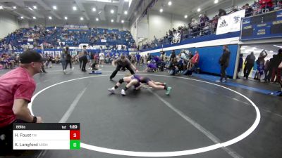 88 lbs Rr Rnd 4 - Hattie Foust, Tuttle Wrestling vs Kaydence Langford, ARDMORE TAKEDOWN CLUB