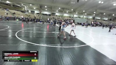 130 lbs Semifinal - Kendall Lewis, TNWA vs Brayden Barnes, Woodland Wrestling