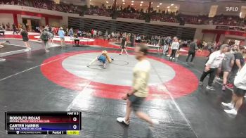 113 lbs 1st Place Match - Rodolfo Rojas, Broken Arrow Wrestling Club vs Carter Harris, The Hall Wrestling Club