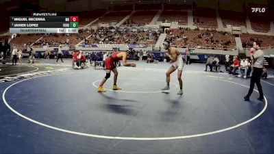 126-D4 Quarterfinal - MIGUEL BECERRA, Mogollon High School vs Javier Lopez, Yuma Catholic High School