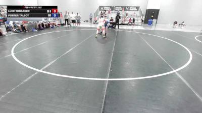 215 lbs Luke Tonsager, South Dakota Blue vs Porter Talbot, Missouri