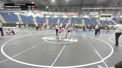 123 lbs Consi Of 4 - Gabrielle Nelson, Central Cobblers vs Kyndra Ducharme, Great Falls Bison