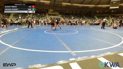 138 lbs Consi Of 4 - Blacey Reece, Grove Takedown Club vs Nevaeh Dorsey, Midwest City Bombers Youth Wrestling Club