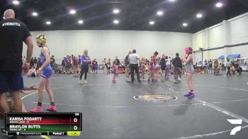 80 lbs Round 2 (4 Team) - Karisa Fogarty, Indian Land vs Braylon Butts, Viking Up