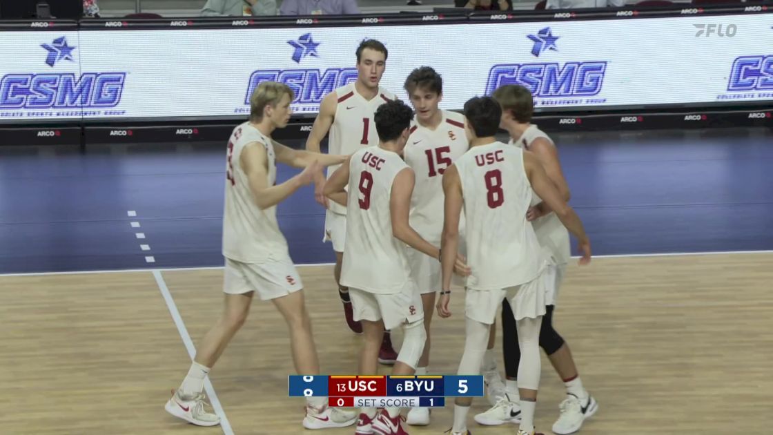 Full Match Replay: USC vs BYU Men's Volleyball - MPSF QF #2