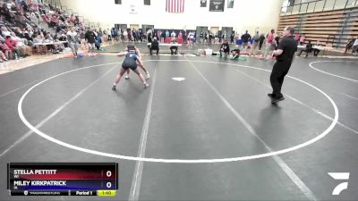 130 lbs Semifinal - Stella Pettitt, WI vs Miley Kirkpatrick, IA