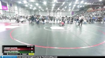 98 lbs 1st Place Match - Johnny Baxter, Punisher Wrestling Company vs Malikai Sanchez, Prosser Wrestling Academy