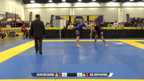 Khol Joseph Partridge vs Justin Ron Coggins 2024 World IBJJF Jiu-Jitsu No-Gi Championship