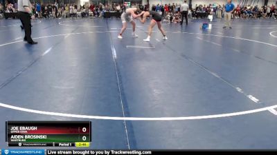 Elite 165 lbs Cons. Round 2 - Aiden Brosinski, Wartburg vs Joe Ebaugh, Upper Iowa