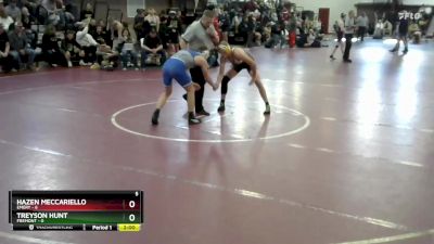 157 lbs Round 4 (8 Team) - Hazen Meccariello, Emery vs Treyson Hunt, Fremont