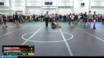 76 lbs Round 5 (8 Team) - Brennen Veverka, Crusaders vs Dominick Morrison, OMP