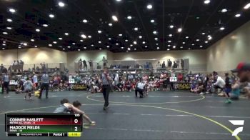 105 lbs Quarterfinals (8 Team) - Conner Haslett, Metro All Stars vs Maddox Fields, POWA