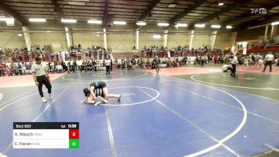130 lbs Consi Of 8 #2 - Aiden Mauch, Sunkids vs Cruz Haran, Pure Bred Elite