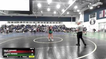 145 lbs Cons. Round 3 - Liliana Mendez, Irvine vs Riley Navarez, South Hills