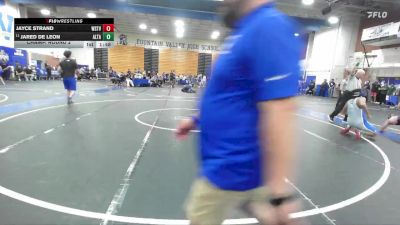 190 lbs Champ. Round 2 - Jared De Leon, Alta Loma vs Jayce Strand, Westview