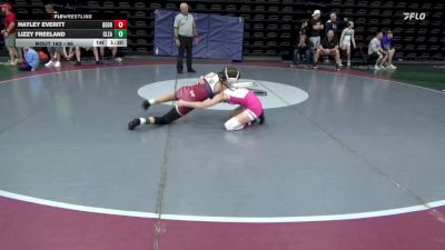 95 lbs Quarterfinal - Hayley Everitt, Georgetown vs Lizzy Freeland, Clearfield