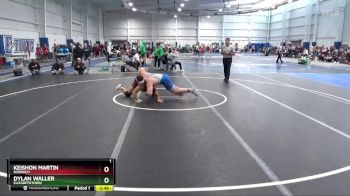 285 lbs Quarterfinal - Dylan Waller, Elizabethtown vs Keishon Martin, Norwich