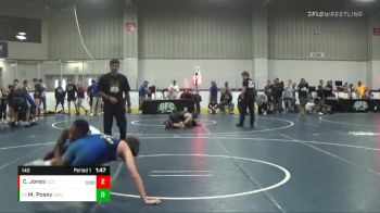 140 lbs Champ. Round 2 - Mikey Posey, Spartan Wrestling Club vs Clayton Jones, Detroit Catholic Central