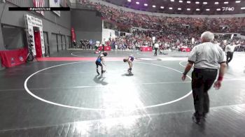 63 lbs Cons. Round 4 - Caleb Everard, Southern Door vs Caleb Noble, Lancaster Wrestling Club