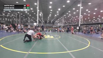 134 lbs Rr Rnd 5 - Griffin Walls, Mifflinburg - HSBAFC vs Carter Reyes, Comet WC - HSBAFC