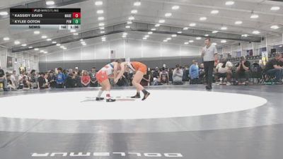 100 lbs Semis - Kylee Ooton, Prodigy Elite Wrestling vs Kassidy Davis, Mat Demon
