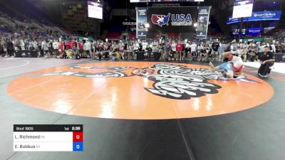 132 lbs Cons 64 #2 - Levi Richmond, PA vs Evan Bubbus, AR