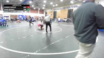144 lbs Champ. Round 2 - Dominic Bustos, Westminster vs David Monroy, Downey