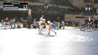 138 lbs Round Of 16 - Trent Collins, James Island vs Cooper Van Beynum, Fort Mill