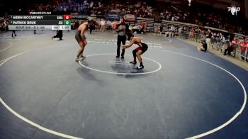 D 3 165 lbs Semifinal - Aiden McCartney, Glen Oaks vs Patrick Brue, John Curtis Christian