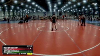 76 lbs Rd# 10- 4:00pm Saturday Final Pool - Tenner Gregory, Oklahoma Elite vs Brayden Kuhlman, Westshore D.S.