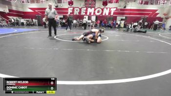 106 lbs Cons. Semi - Robert Mcleod, Lynbrook vs Dominic Cabot, Aptos