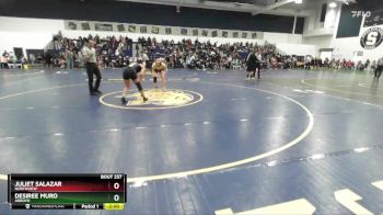 130 lbs Quarterfinal - Juliet Salazar, Northview vs Desiree Muro, Arroyo