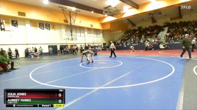 126 lbs Cons. Round 1 - Aubrey Marks, Tuba City vs Julia Jones, Snowflake