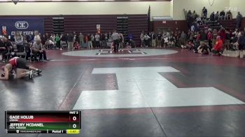 165 lbs Cons. Round 3 - Jeffery McDanel, PCM, Monroe vs Gage Holub, Lisbon