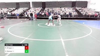 161-H2 lbs Semifinal - Nasir Briggs, Immortals Wrestling Club vs Danny Bonner, Malvern Prep