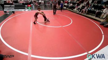 46 lbs Quarterfinal - Everett Long, Tiger Trained Wrestling vs Alden Wyont, Tahlequah Wrestling Club