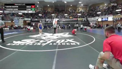 190 lbs Cons. Round 2 - Cooper Gunn, Ellinwood Hs vs Raydn Martin, Caney Valley Hs