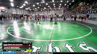 92 lbs Cons. Round 4 - Guillermo Pio Saucedo, INWTC vs Charlie Hernandez, Federal Way Spartans Wrestling