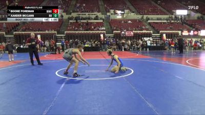 137 lbs Quarterfinal - Xander McCann, Montana Disciples vs Boone Foreman, Unattached