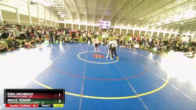 78 lbs Semis & Wb (16 Team) - Ezra Archibold, Warriors Of Christ vs Brock Zesiger, Sanderson Wrestling Academy