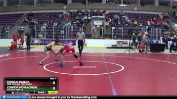 110 lbs Semifinal - Charlie Desena, Lake Highland Prep School vs Connor Novakowski, Wyoming Area Hs