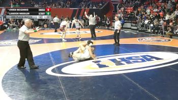 1A 157 lbs 3rd Place Match - Landon Weidler, Belleville (Althoff Catholic) vs Owen McGinnis, Toledo (Cumberland)
