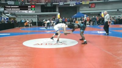 5A 157 lbs 3rd Place Match - Caleb Edwards, Brewbaker Tech vs Tyce Crosswy, Arab