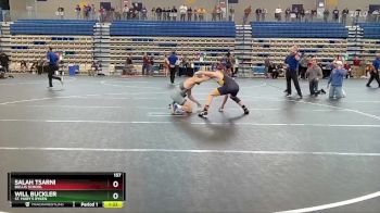 157 lbs Semifinal - Will Buckler, St. Mary`s Ryken vs Salah Tsarni, Bullis School