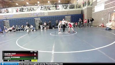 100 lbs Round 1 - Kaden Glessner, Kuna Klub vs Austin Yost, Homedale WC