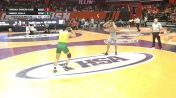 2A 175 lbs 3rd Place Match - Ameer Khalil, New Lenox (Providence Catholic) vs Jordan Sonon-Hale, Mascoutah
