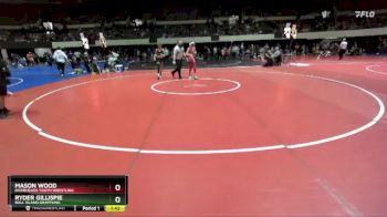 90 lbs Quarterfinal - Mason Wood, Riverheads Youth Wrestling vs Ryder Gillispie, Bull Island Grappling