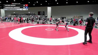 126 lbs Cons. Round 6 - Hayden Wright, OK vs Christopher Ankenman, MO