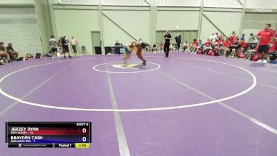 144 lbs Round 1 (16 Team) - Jerzey Ryan, New Jersey vs Brayden Cash, Arkansas Red